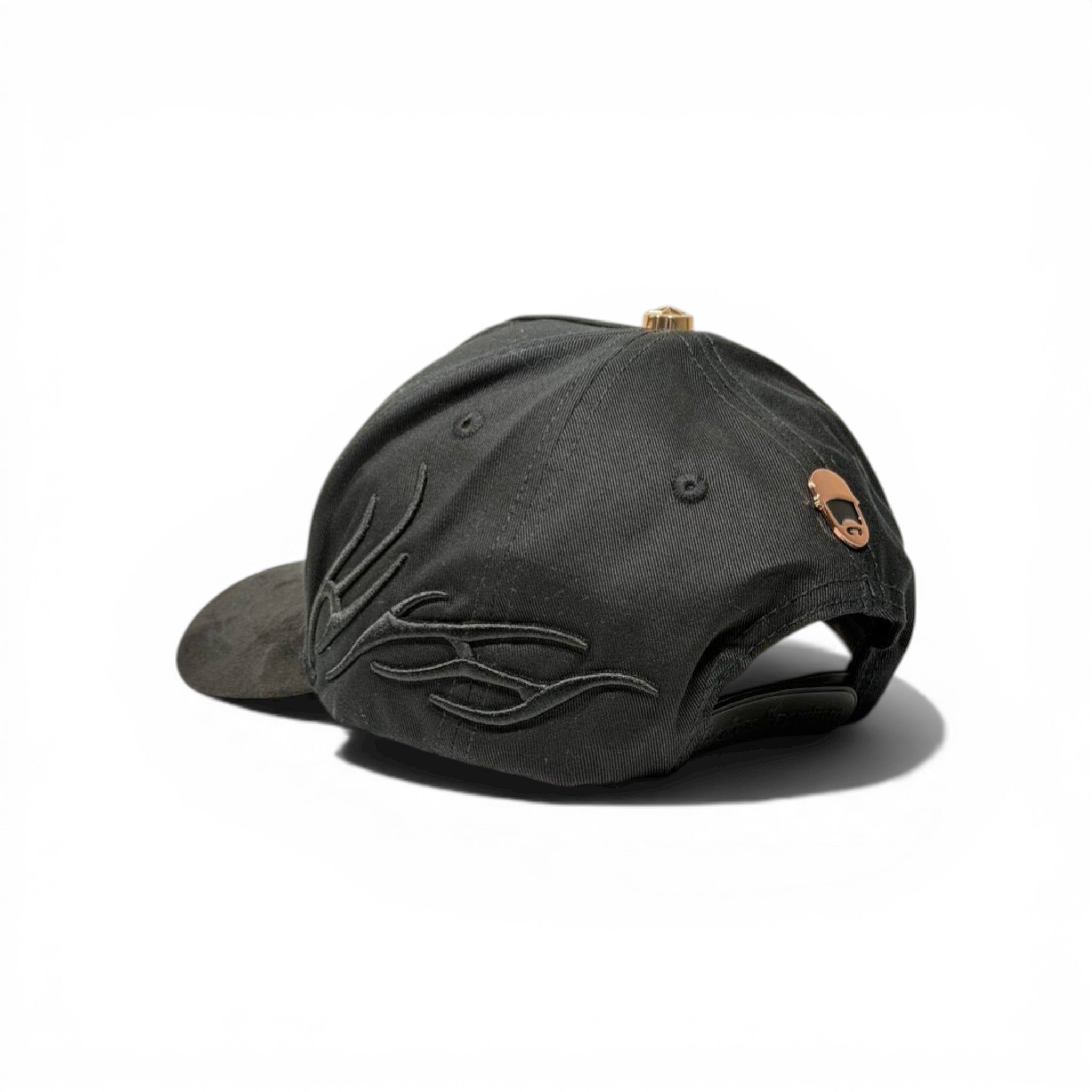 🧢 Black Dragon Star Cap – Minimal Luxury Street Edition ⭐🐉