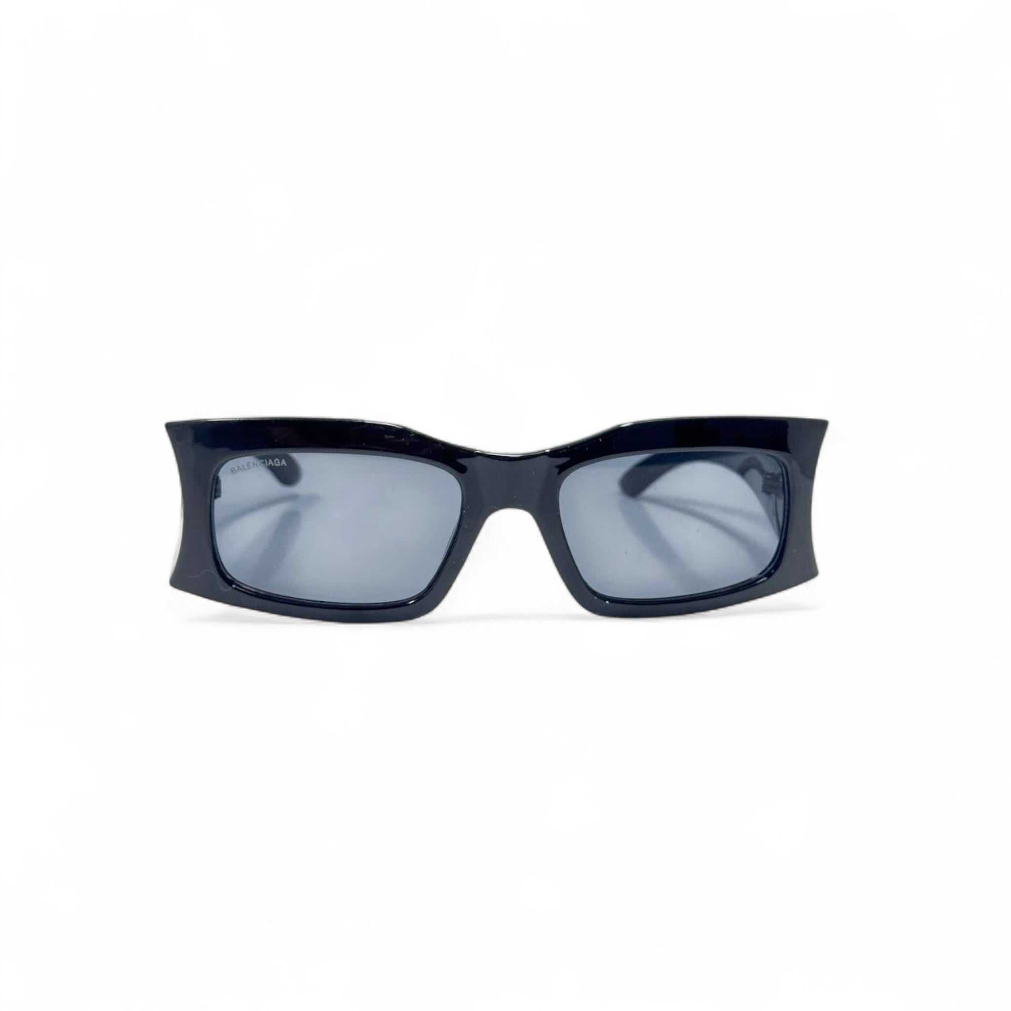 Balenciaga BB Logo Sunglasses – Glossy Black Power 🖤🕶️