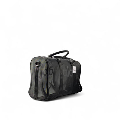 Alo Large Mesh Duffel Bag – Black Sport Luxe Carryall 🖤🧳