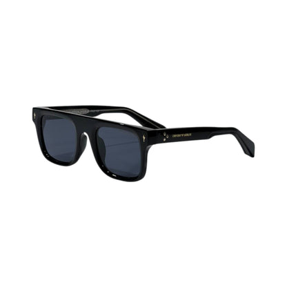 🕶️ Emporio Armani Classic Square Sunglasses – Gloss Black Edition