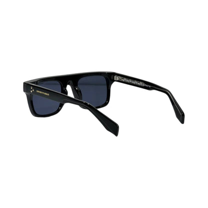 🕶️ Emporio Armani Classic Square Sunglasses – Gloss Black Edition
