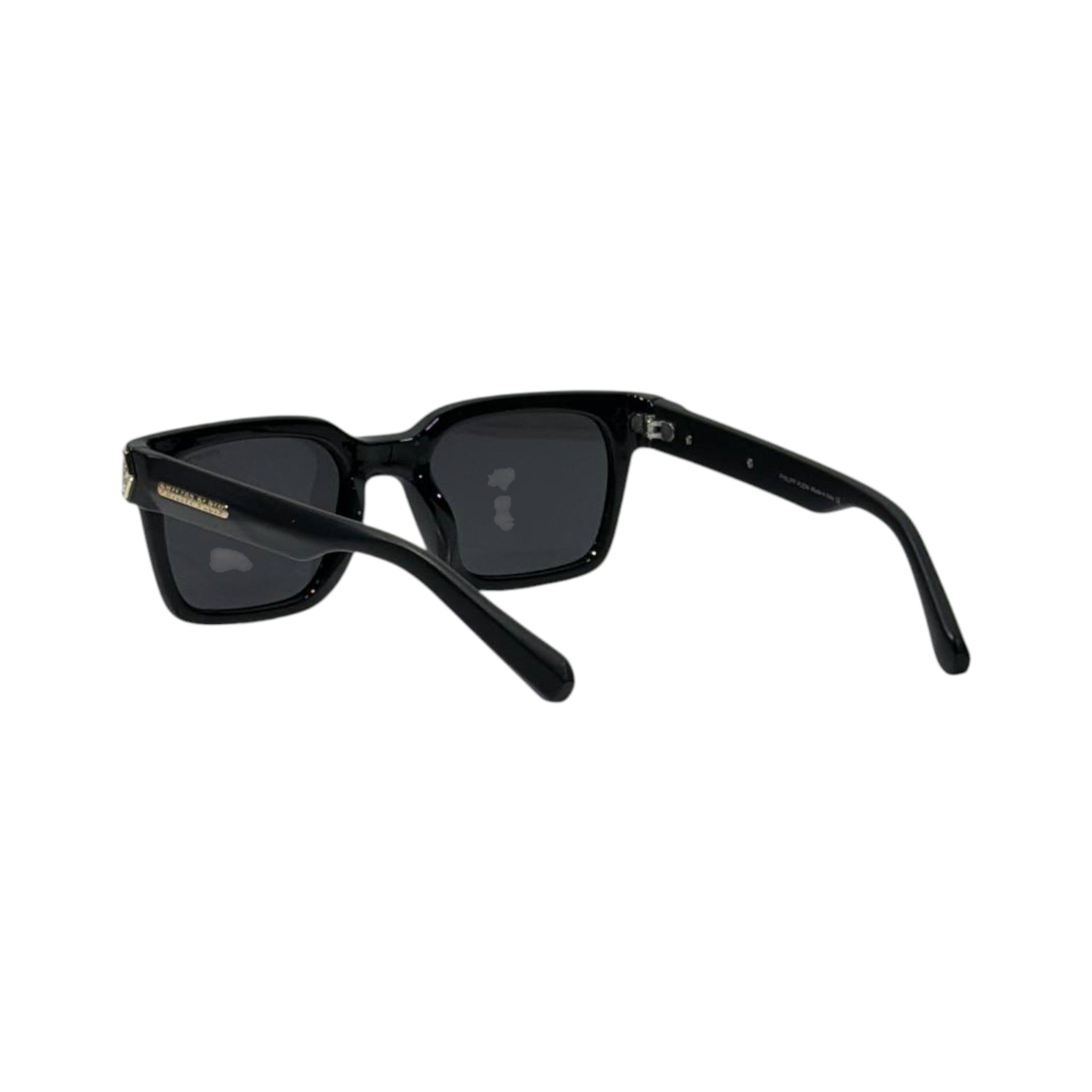 🕶️ Philipp Plein Luxury Square Sunglasses – Black Gold Signature Edition ✨