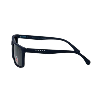 🕶️ Prada Polarized Square Sunglasses – Midnight Black Edition ✨