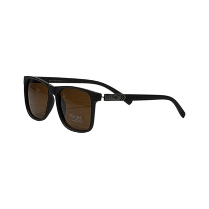🕶️ Bentley Polarized Square Sunglasses – Black & Amber Luxury Edition ✨