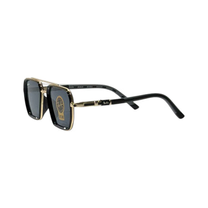 🕶️ Ray-Ban Clubmaster Square Sunglasses – Black & Gold Premium Edition ✨