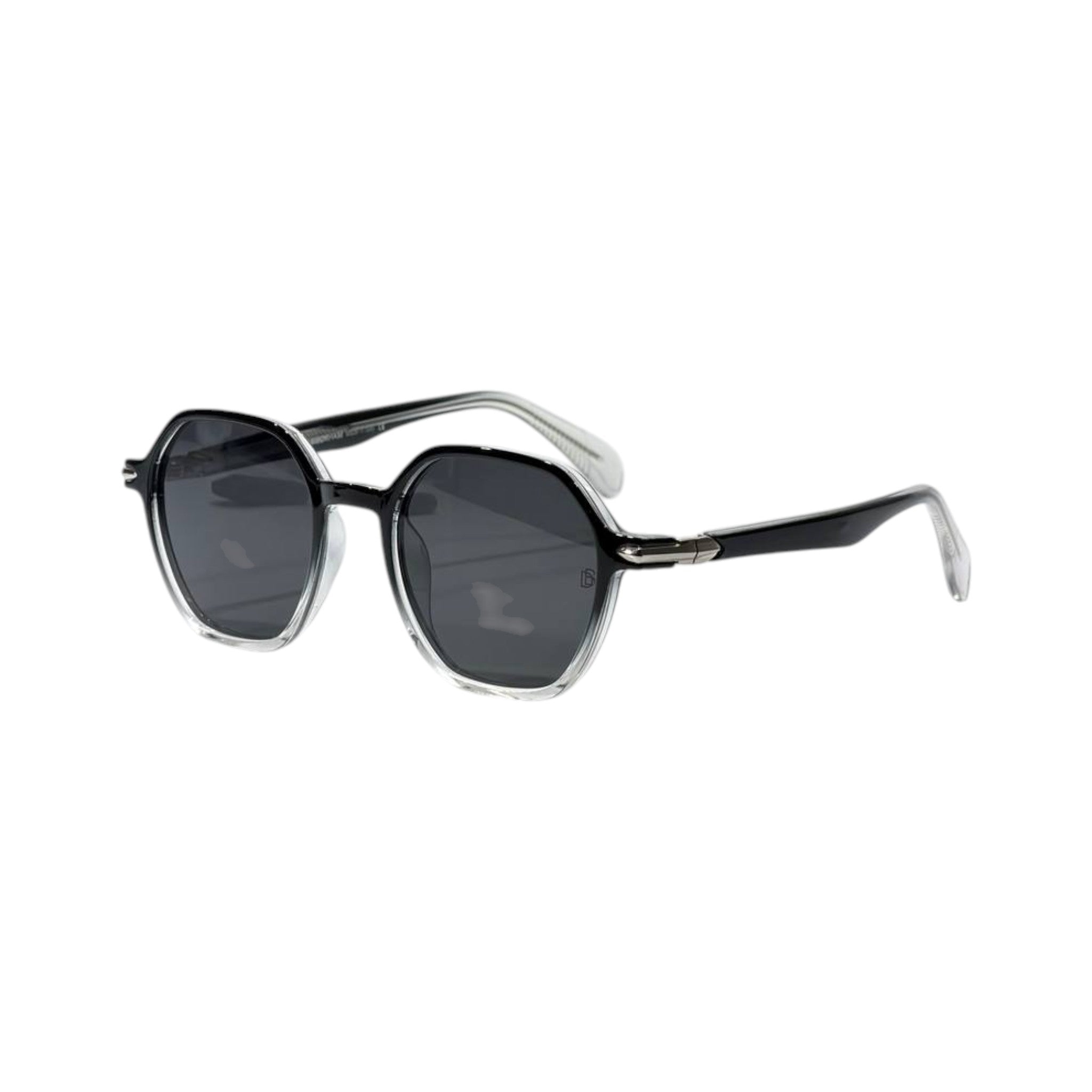 🕶️ David Beckham Signature Round Sunglasses – Black Crystal Edition ✨