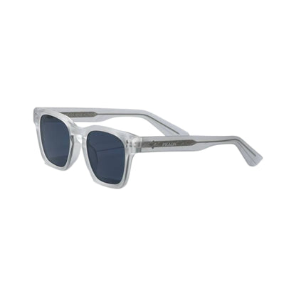 🕶️ Prada Transparent Crystal Sunglasses – Ice Grey Edition ✨