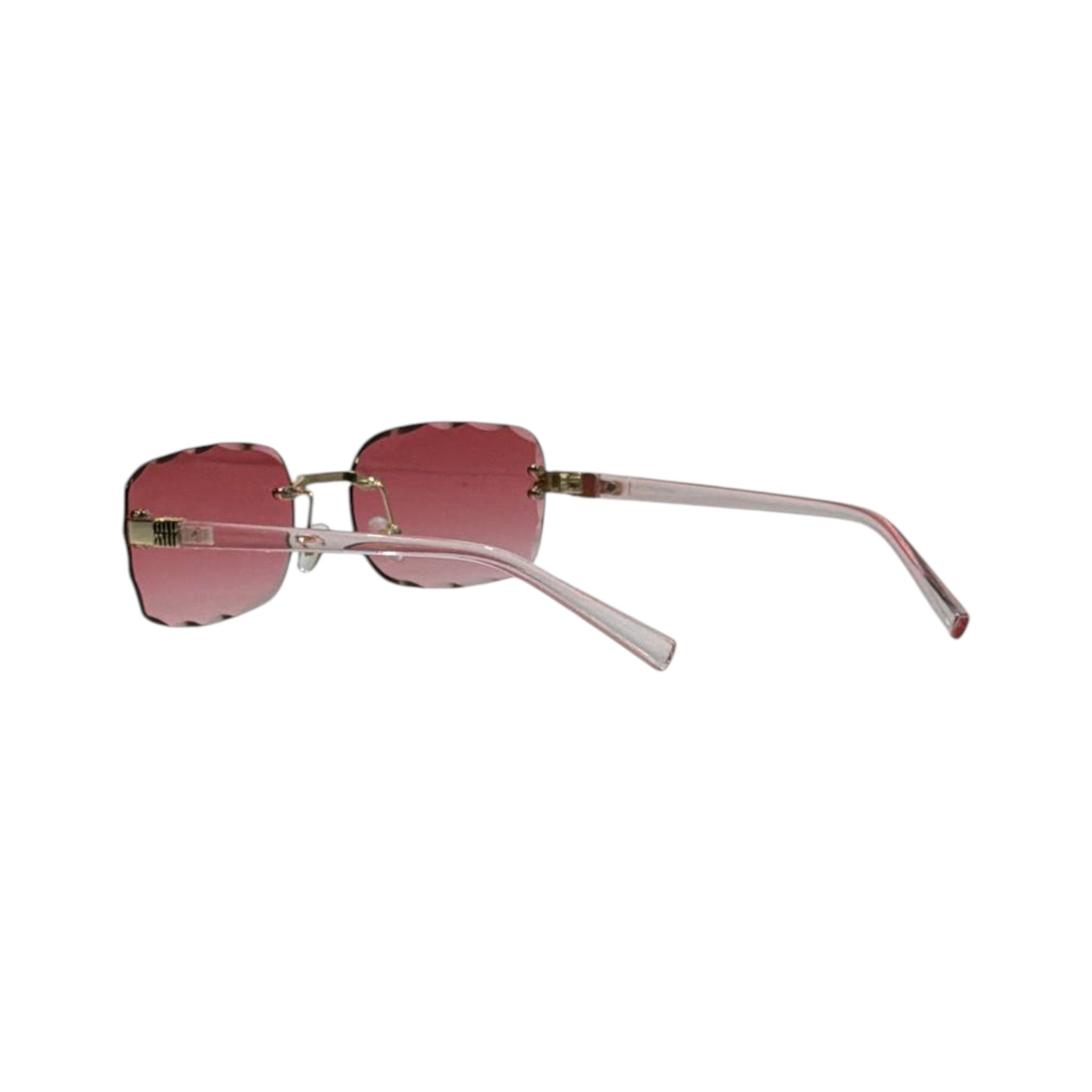 🩷 Miu Miu Crystal Cut Rimless Sunglasses | Luxury Fashion Statement ✨