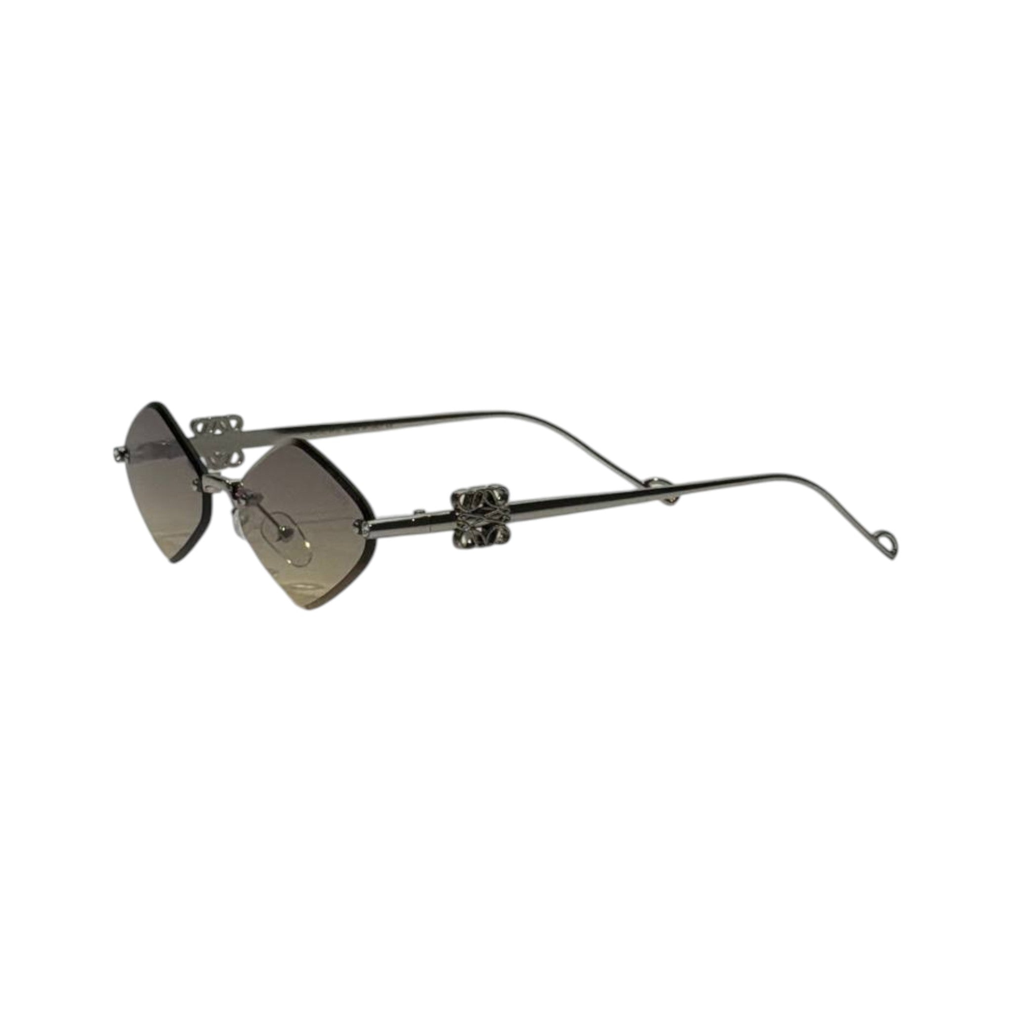🕶️ Loewe Anagram Rimless Geometric Sunglasses | Modern Luxury Statement Eyewear ✨
