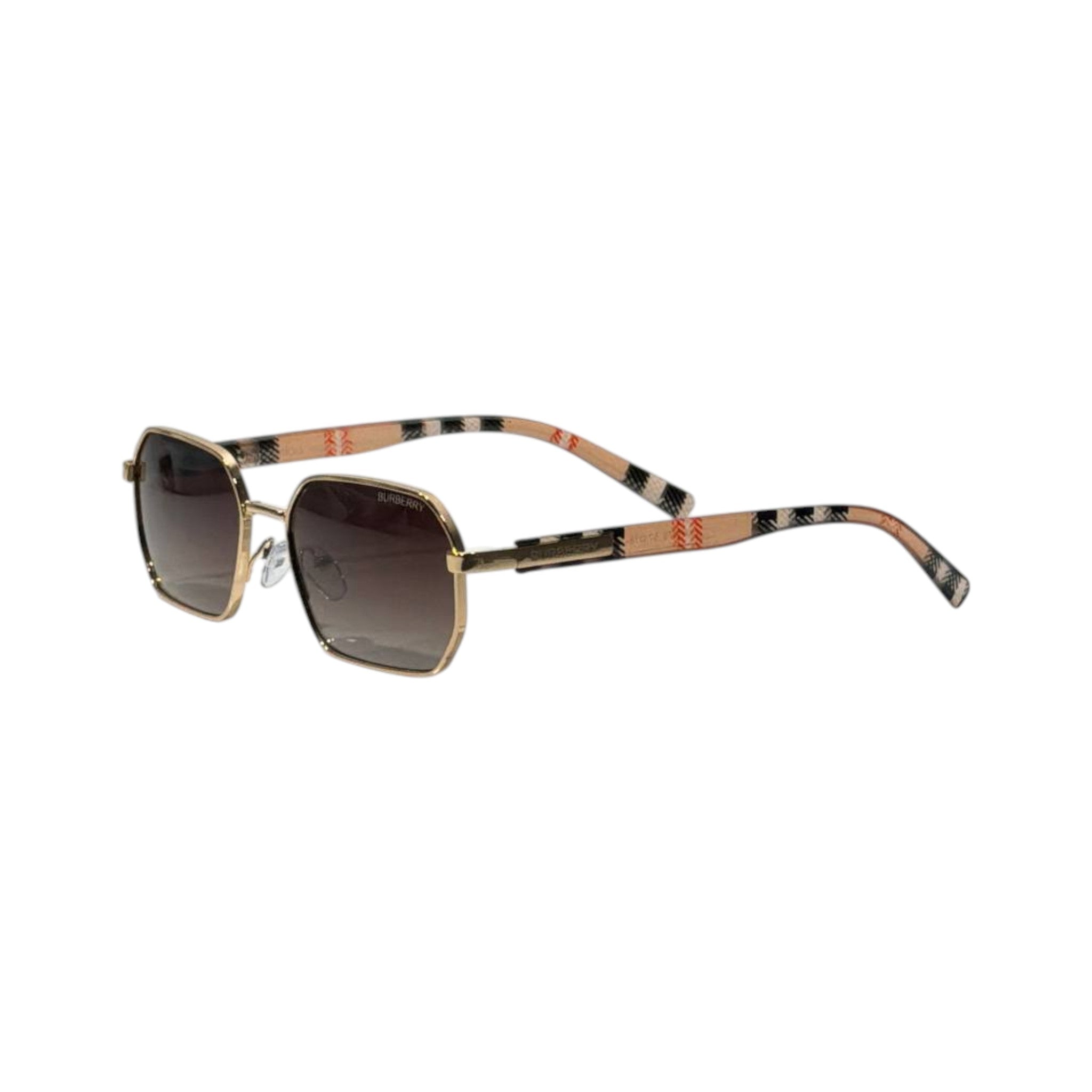 🕶️ Burberry Check Temple Square Sunglasses | Timeless British Luxury Eyewear ✨