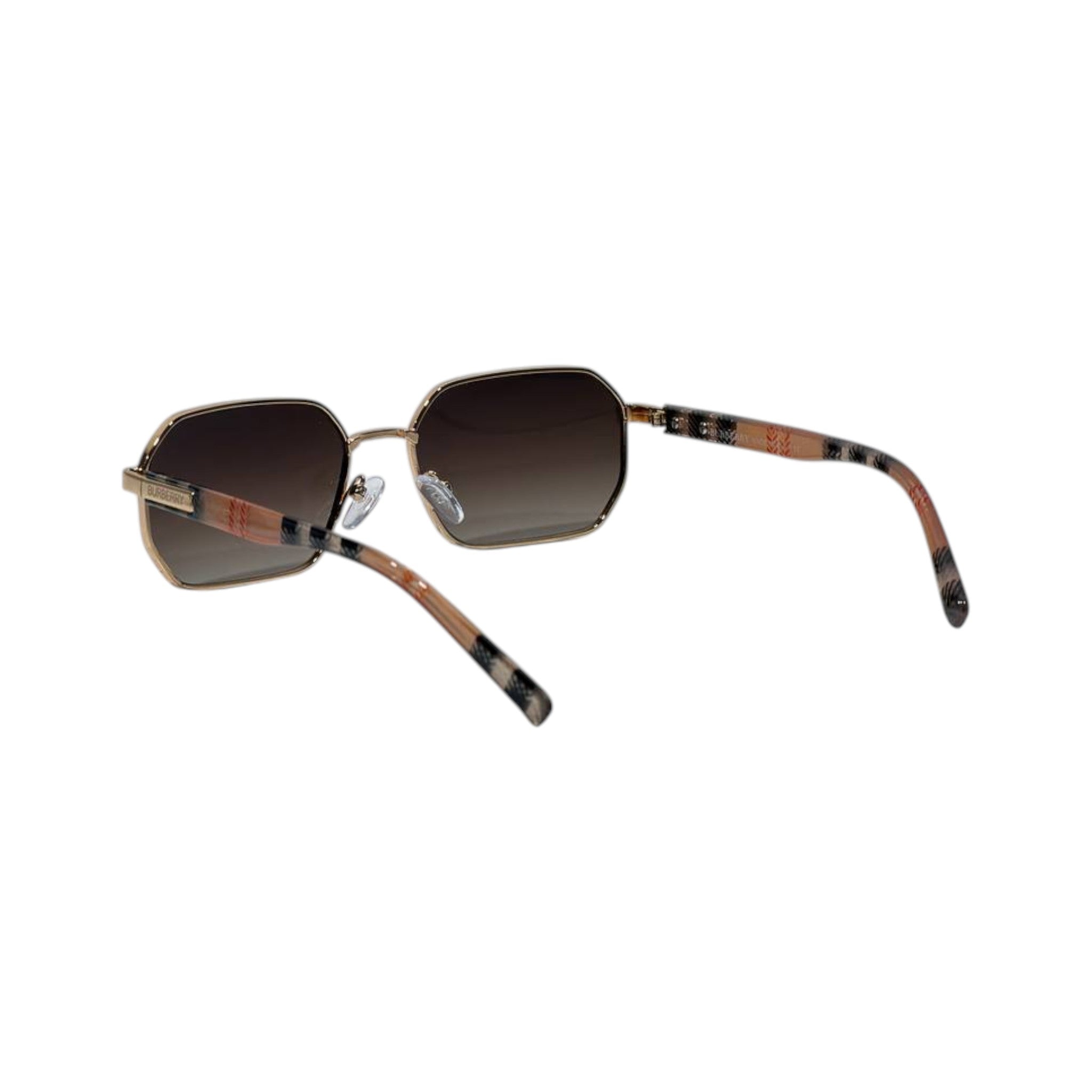 🕶️ Burberry Check Temple Square Sunglasses | Timeless British Luxury Eyewear ✨