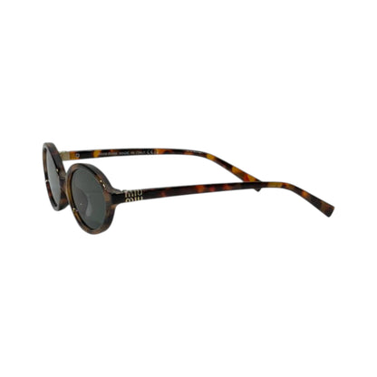 🕶️ Miu Miu Oval Tortoiseshell Sunglasses | Vintage Chic Luxury Eyewear ✨