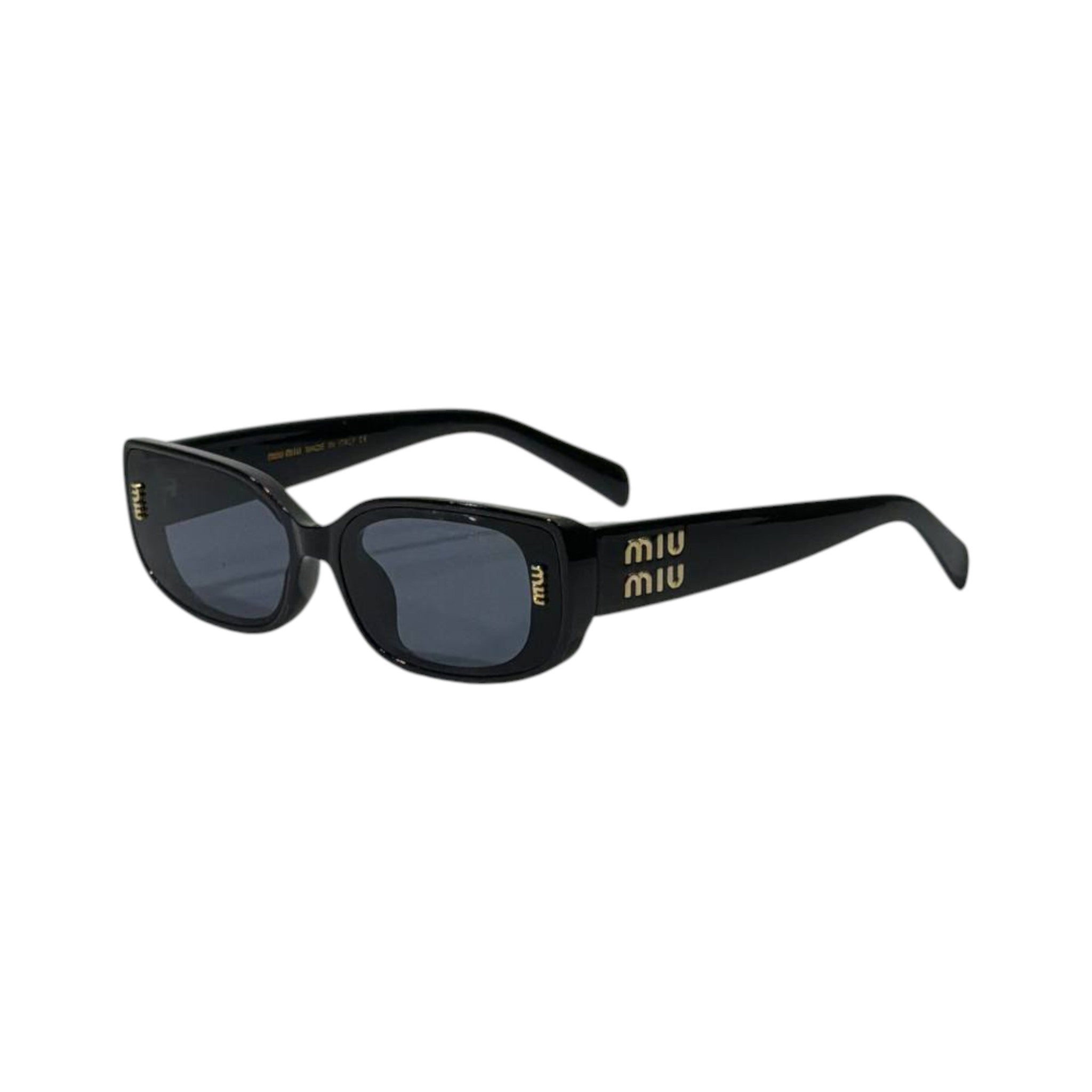 Miu Miu Noir Luxe Rectangle Sunglasses