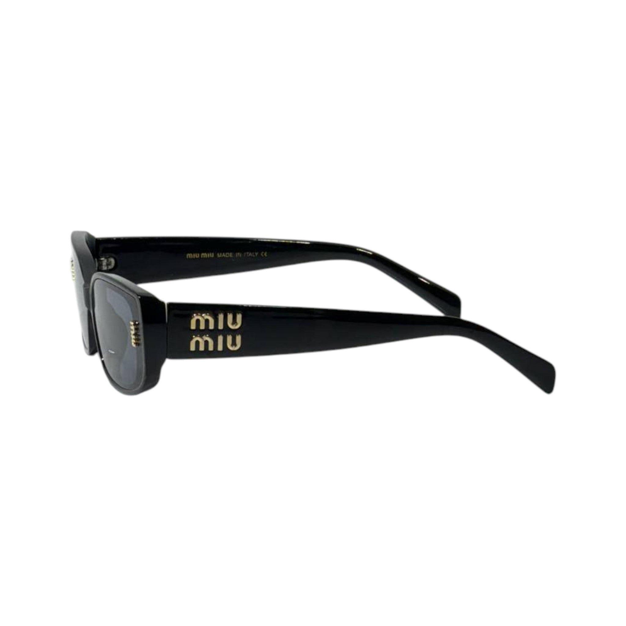 Miu Miu Noir Luxe Rectangle Sunglasses