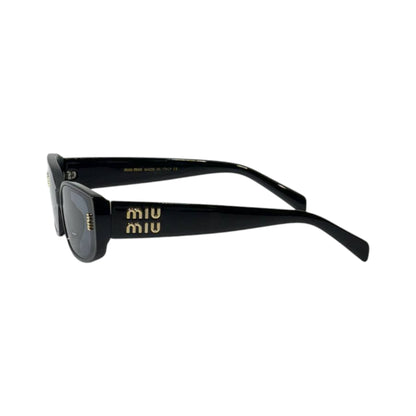 Miu Miu Noir Luxe Rectangle Sunglasses