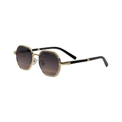 Cartier Prestige Gold Geometric Sunglasses