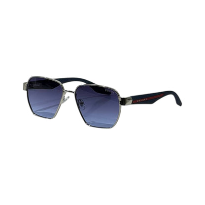 Prada Linea Rossa Blue Gradient Aviator Sunglasses