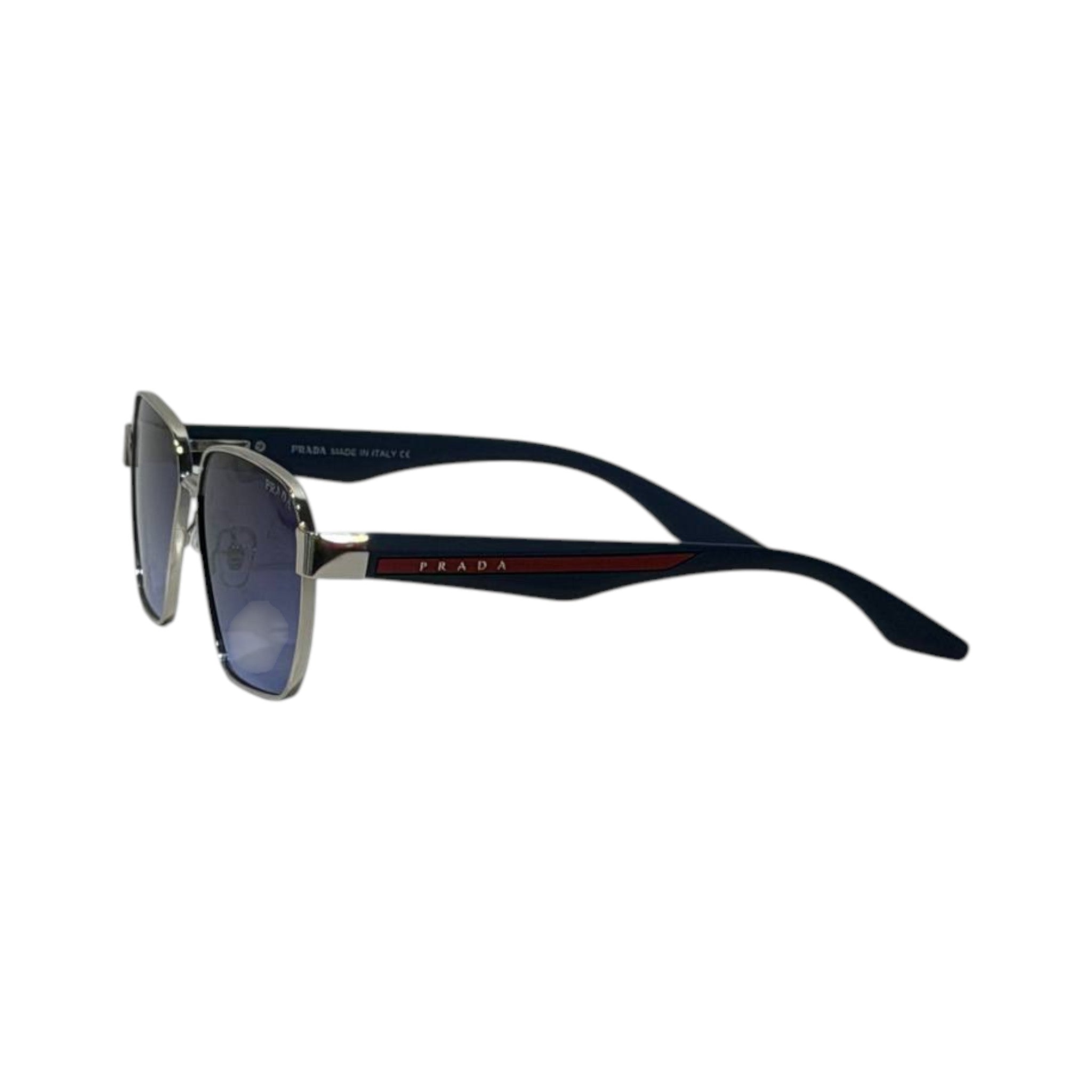 Prada Linea Rossa Blue Gradient Aviator Sunglasses
