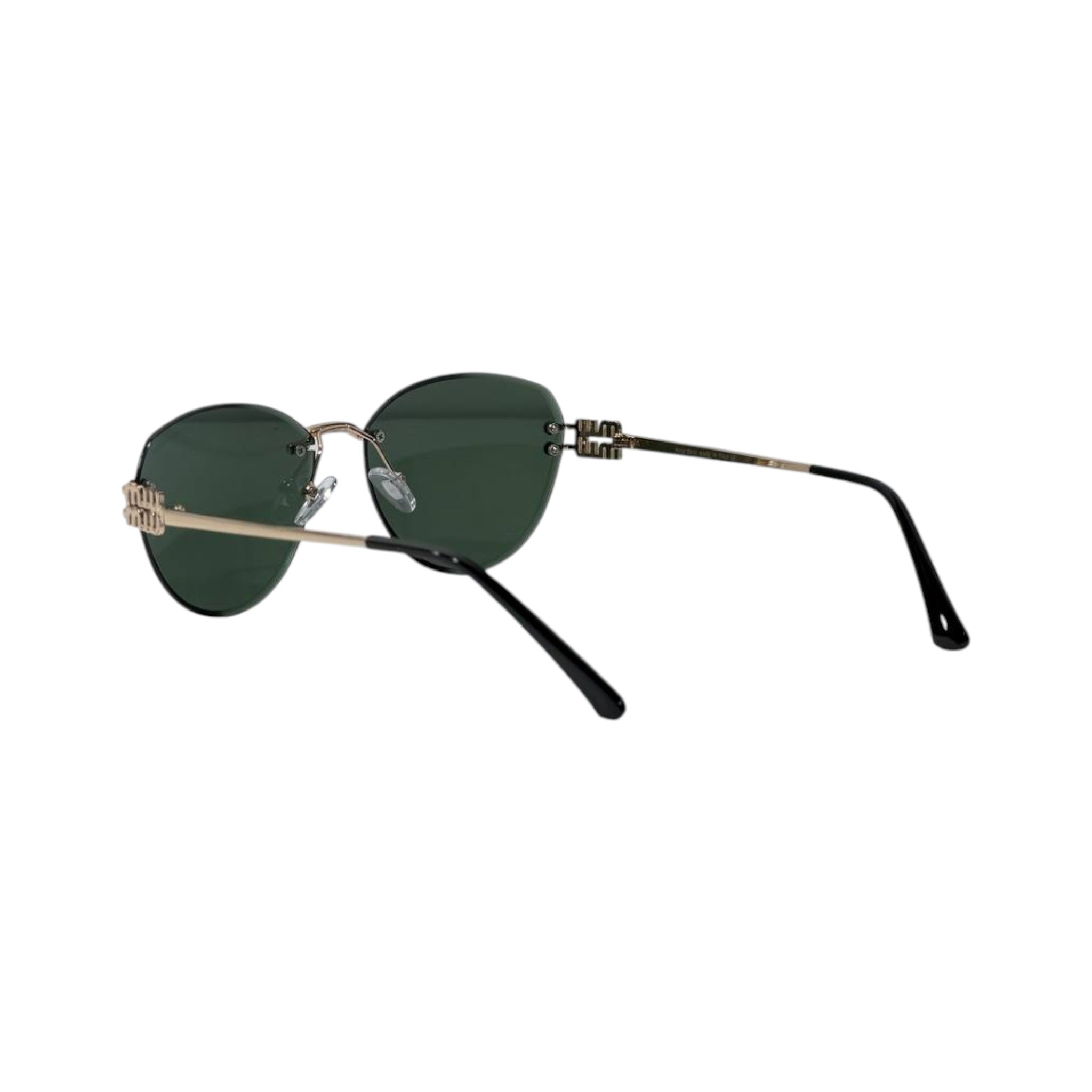 Miu Miu Rimless Aviator Sunglasses