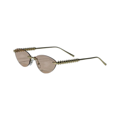 🕶️ Cartier Rimless Diamond Stud Sunglasses – Bold Luxury & Iconic Elegance ✨💎