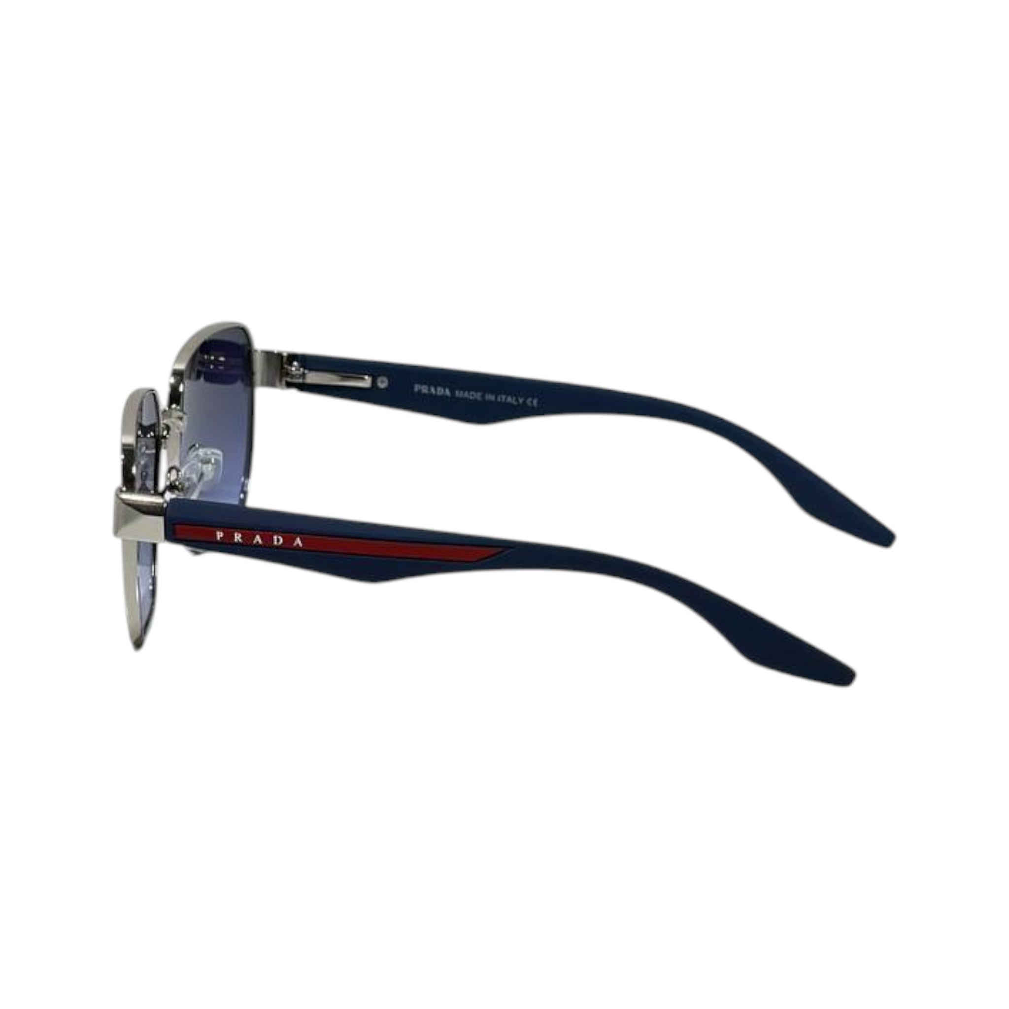 🕶️ Prada Linea Rossa Blue Aviator Sunglasses – Sporty Elegance Meets Luxury 💙✨