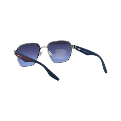 🕶️ Prada Linea Rossa Blue Aviator Sunglasses – Sporty Elegance Meets Luxury 💙✨
