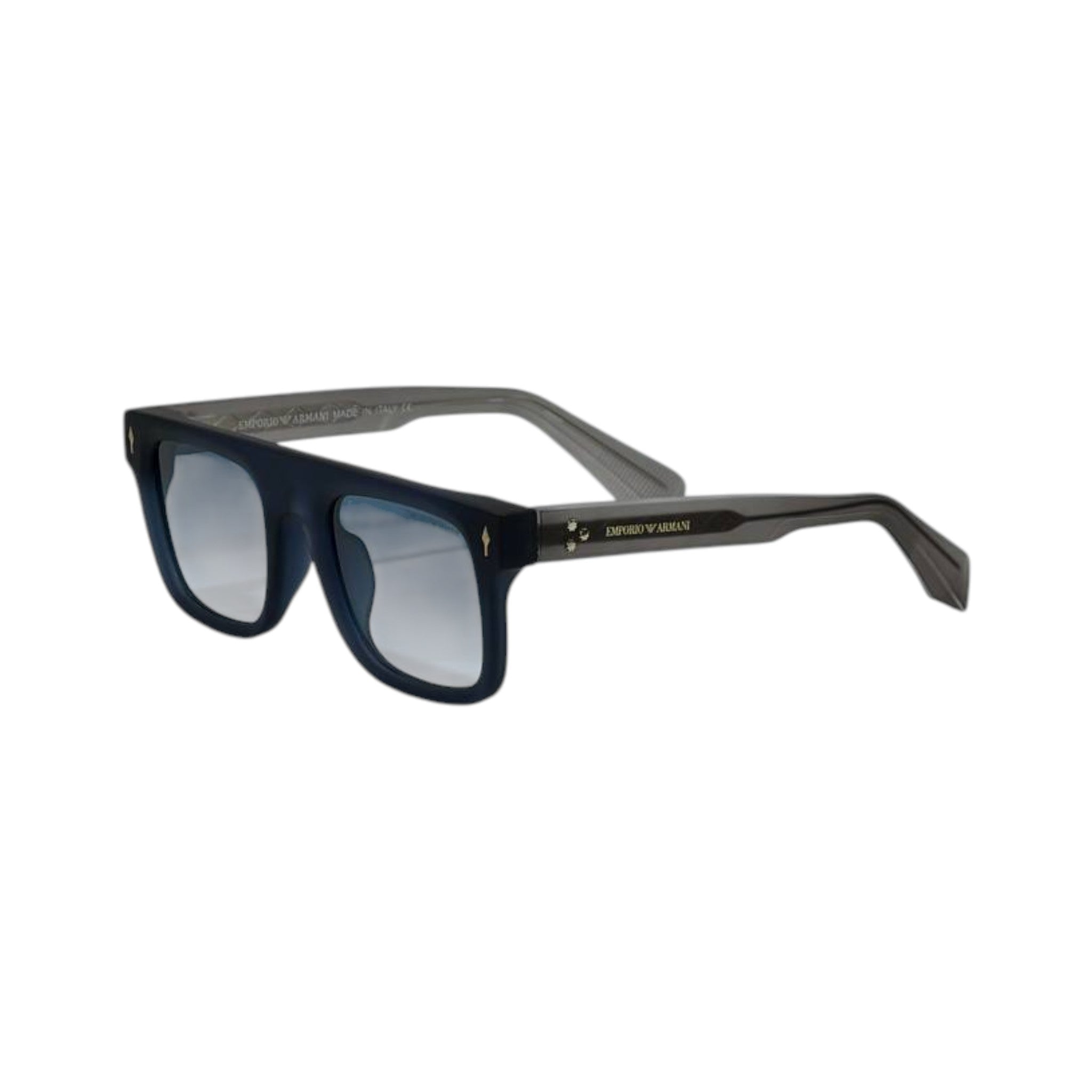 🕶️ Emporio Armani Blue Square Sunglasses – Modern Elegance with Italian Style 💙✨