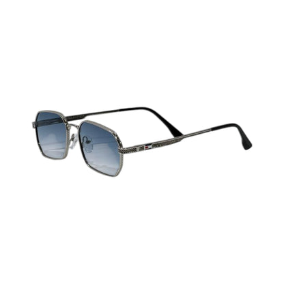 🕶️ Tommy Hilfiger Silver Square Sunglasses – Modern Luxury & Everyday Style 💙✨