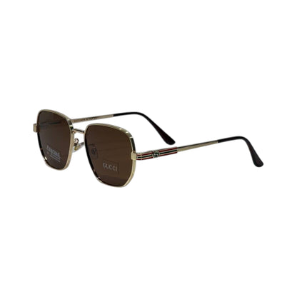 🕶️ Gucci Geometric Metal Sunglasses – Timeless Luxury & Iconic Italian Style ✨🤎