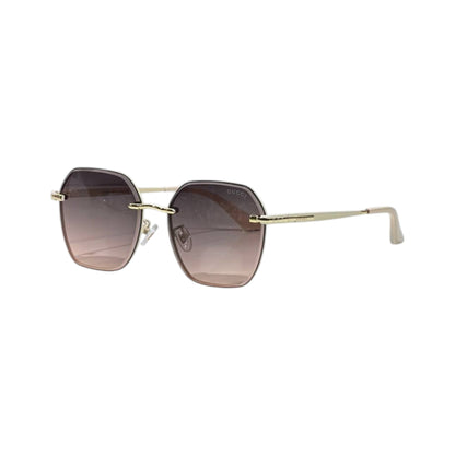 🕶️ Gucci Rimless Geometric Sunglasses – Elegant Luxury with a Modern Edge ✨💛