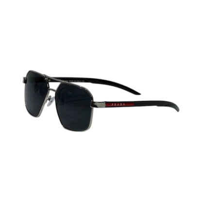 🕶️ Prada Linea Rossa Black Aviator Sunglasses – Bold Performance & Timeless Style ✨🖤