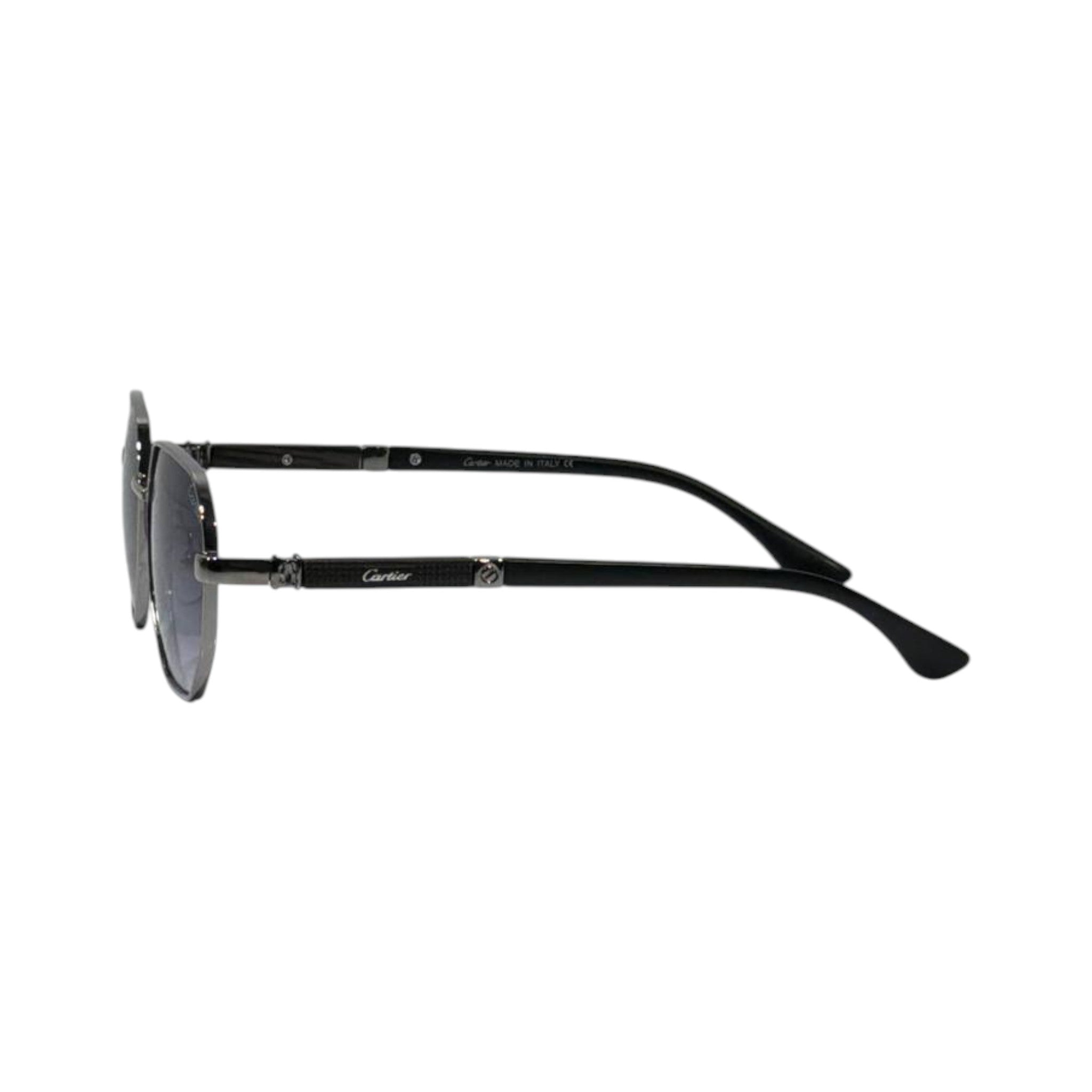 🕶️ Cartier Santos Gradient Sunglasses – Refined Luxury & Modern Elegance ✨🖤