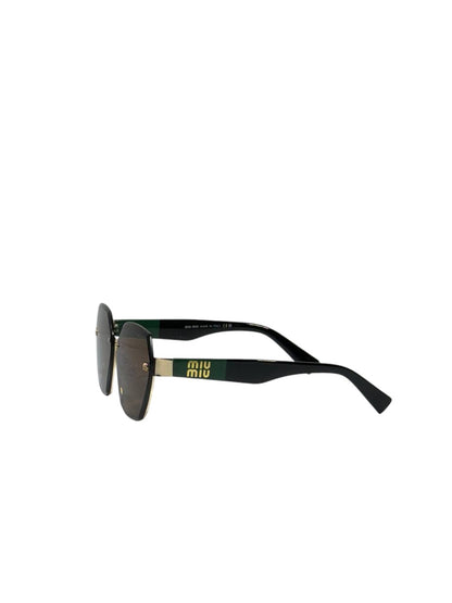 🕶️ Miu Miu Geometric Brown Lens Sunglasses – Contemporary Luxury & Effortless Style ✨🤎
