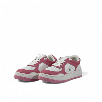 Alo Pink & White Sneakers – Sporty Chic Meets Everyday Comfort
