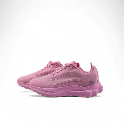 Alo Pink Runner Sneakers – Bold Style Meets Cloud Comfort