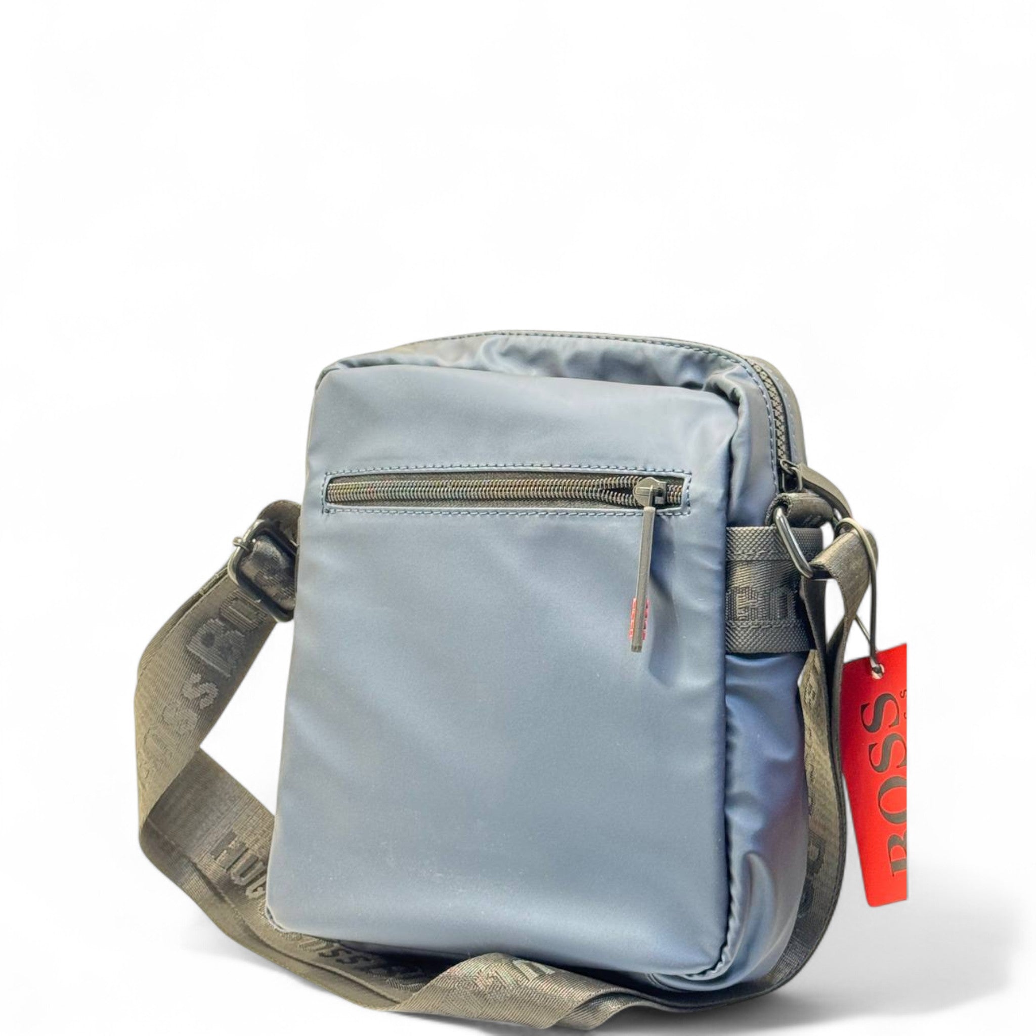 HUGO BOSS Two-Tone Crossbody Bag – Urban Steel Edition 💼🔥