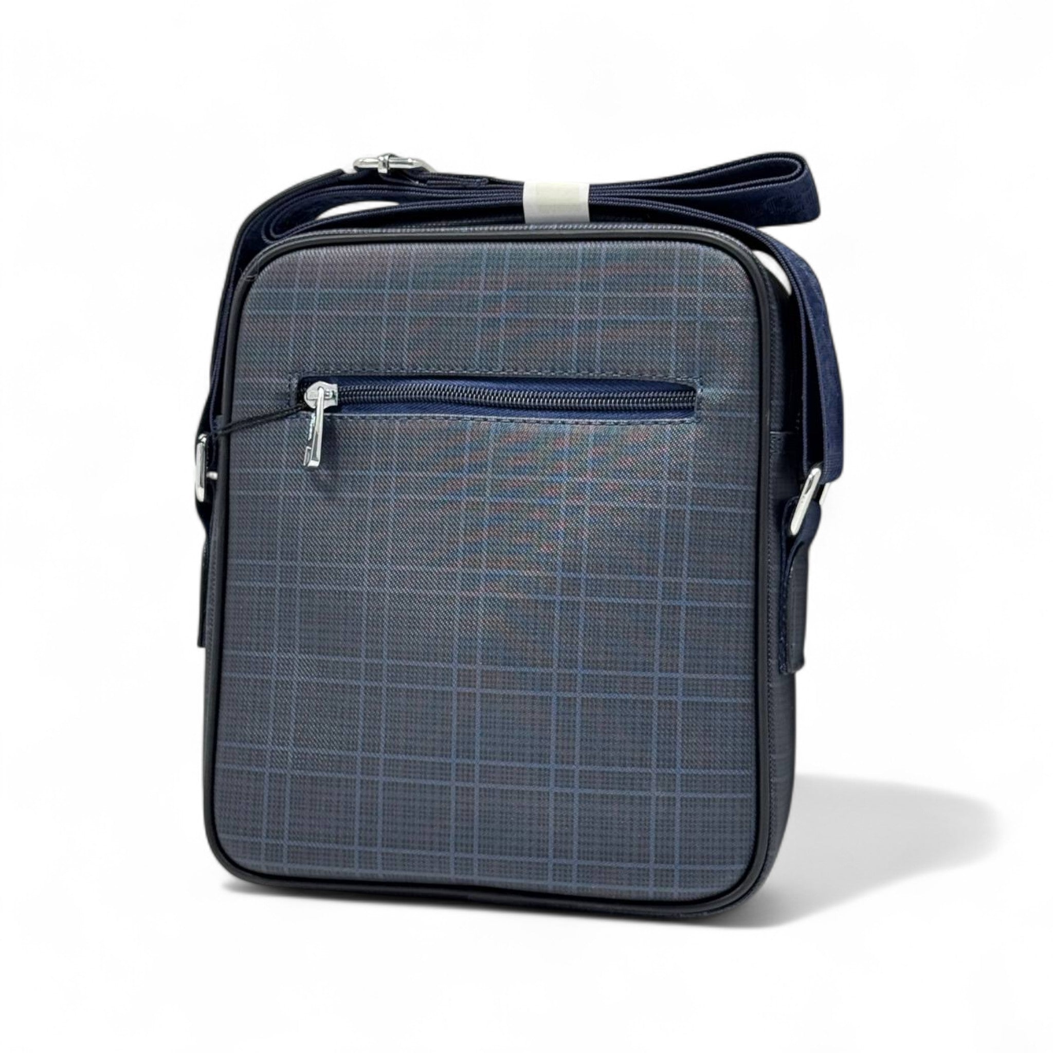 Lacoste Grid Check Crossbody Bag – Sleek & Structured Style 🐊💼
