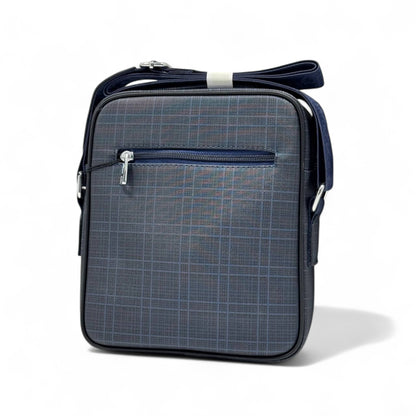 Lacoste Grid Check Crossbody Bag – Sleek & Structured Style 🐊💼