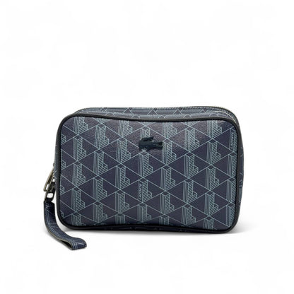 Lacoste Geometric Monogram Clutch – Modern Luxury in Motion 🐊✨