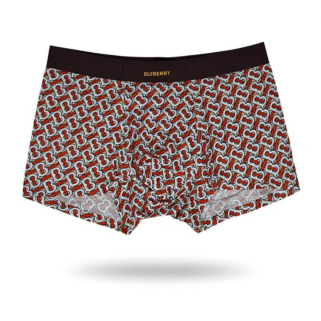 Burberry Inspired Premium Printed Men's Boxer Set – 3 Designer Pieces
