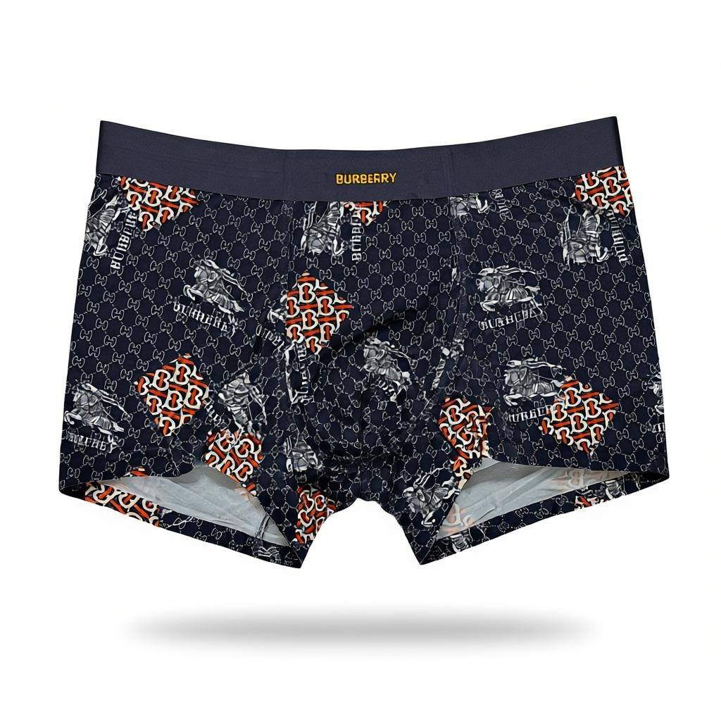 Burberry Inspired Premium Printed Men's Boxer Set – 3 Designer Pieces