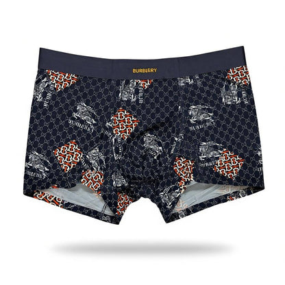 Burberry Inspired Premium Printed Men's Boxer Set – 3 Designer Pieces
