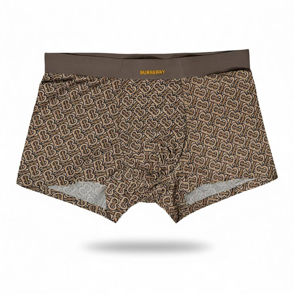 Burberry Inspired Premium Printed Men's Boxer Set – 3 Designer Pieces