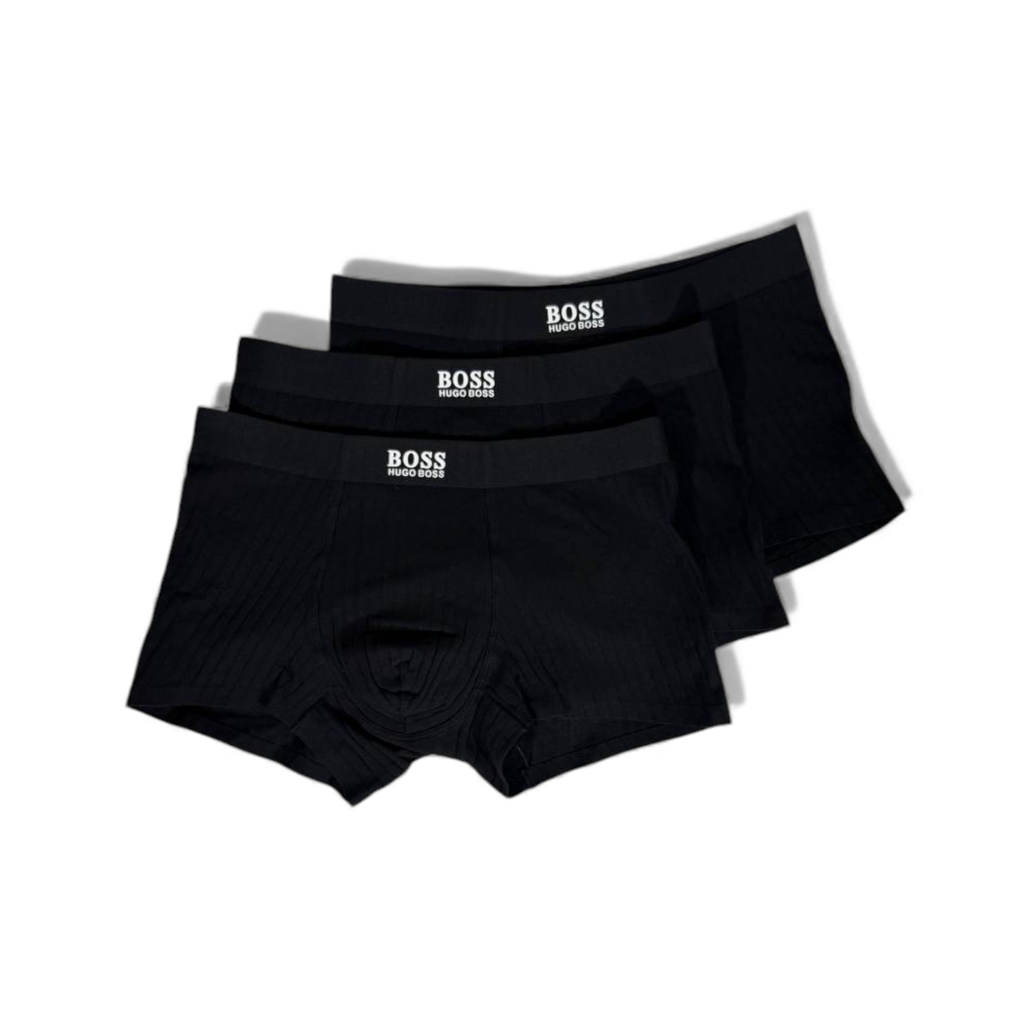 Boss Inspired Premium Black Men's Boxer Set – 3 Classic Pieces