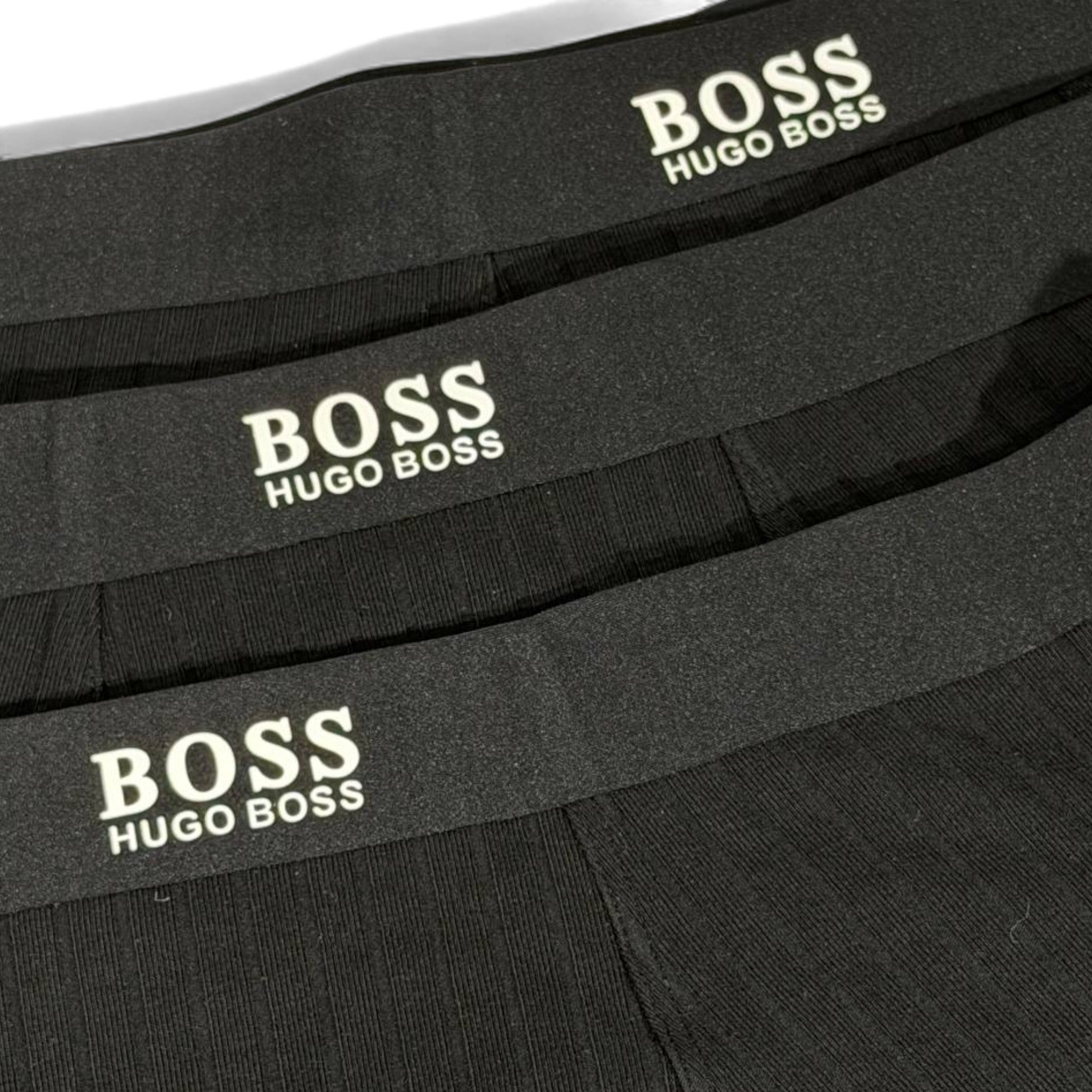 Boss Inspired Premium Black Men's Boxer Set – 3 Classic Pieces