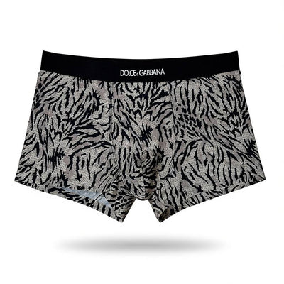 Dolce & Gabbana Inspired Animal Print Men's Boxer Set – 3 Luxury Pieces