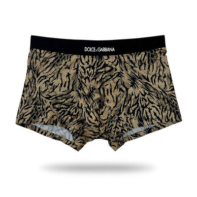 Dolce & Gabbana Inspired Animal Print Men's Boxer Set – 3 Luxury Pieces