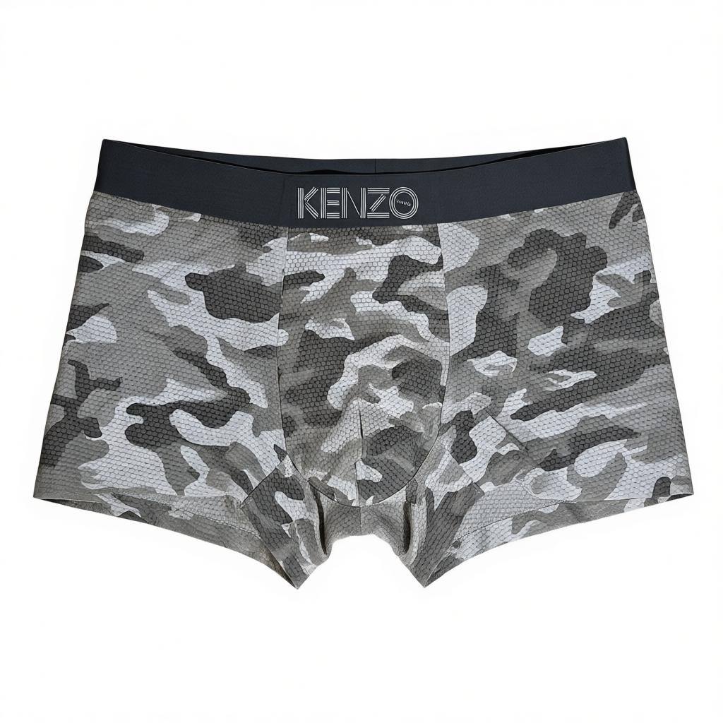 Kenzo Inspired Camo Men's Boxer Set – 3 Premium Pieces
