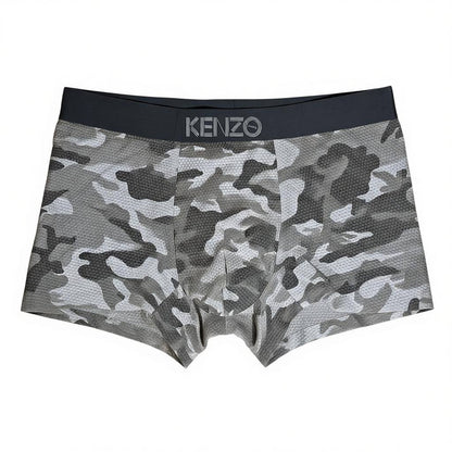 Kenzo Inspired Camo Men's Boxer Set – 3 Premium Pieces