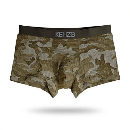 Kenzo Inspired Camo Men's Boxer Set – 3 Premium Pieces